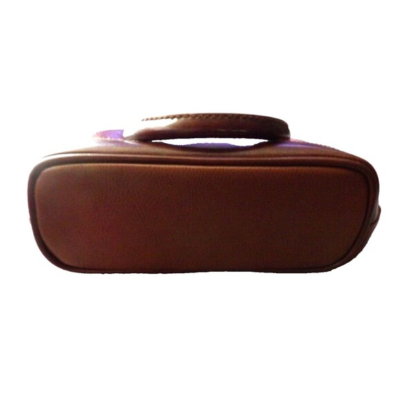 Liz Claiborne Brown Leather Purse Pocketbook Shoulder Strap and Handles Vintage - Picture 11 of 16